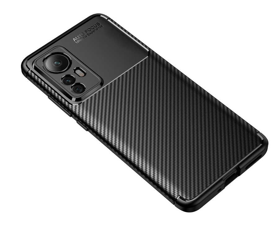 Xiaomi Mi 12 Pro Kılıf Zore Negro Silikon Kapak Lacivert