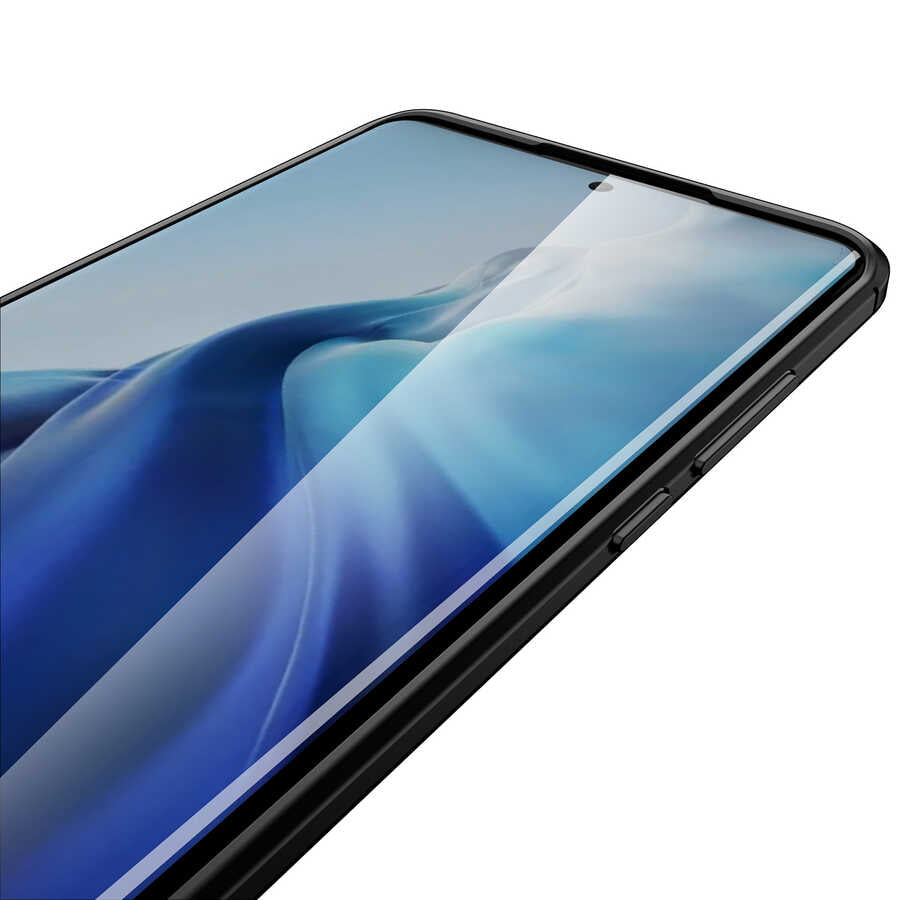 Xiaomi Mi 12 Pro Kılıf Zore Niss Silikon Kapak Siyah