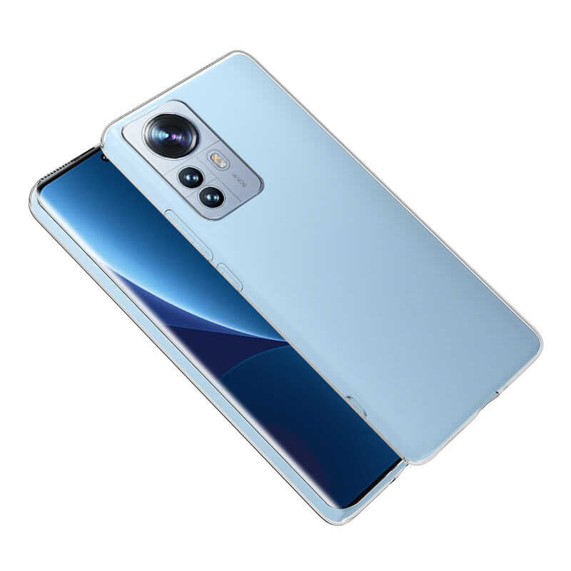 Xiaomi Mi 12 Pro Kılıf Zore Süper Silikon Kapak Renksiz