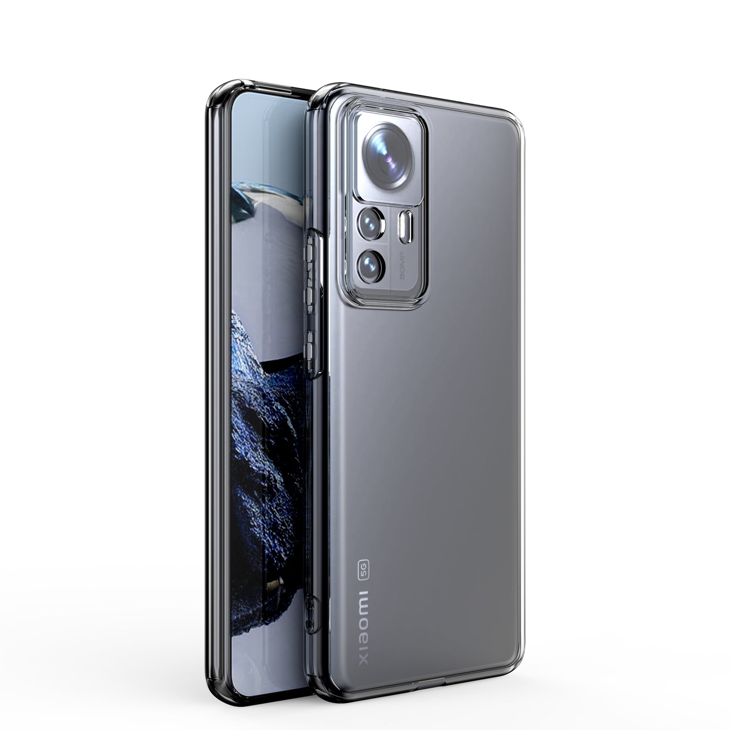 Xiaomi Mi 12T Kılıf Zore Kamera Korumalı Süper Silikon Kapak Renksiz