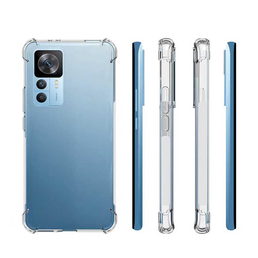 Xiaomi Mi 12T Kılıf Zore Nitro Anti Shock Silikon Renksiz