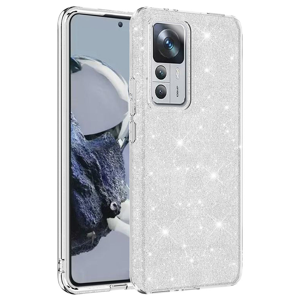 Xiaomi Mi 12T Kılıf Zore Shining Silikon Gümüş