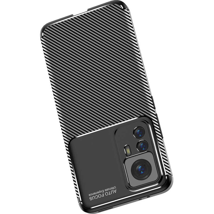 Xiaomi Mi 12T Pro Kılıf Zore Negro Silikon Kapak Lacivert