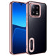 Xiaomi Mi 13 Kılıf Kamera Korumalı Logo Gösteren Zore Omega Kapak Rose Gold