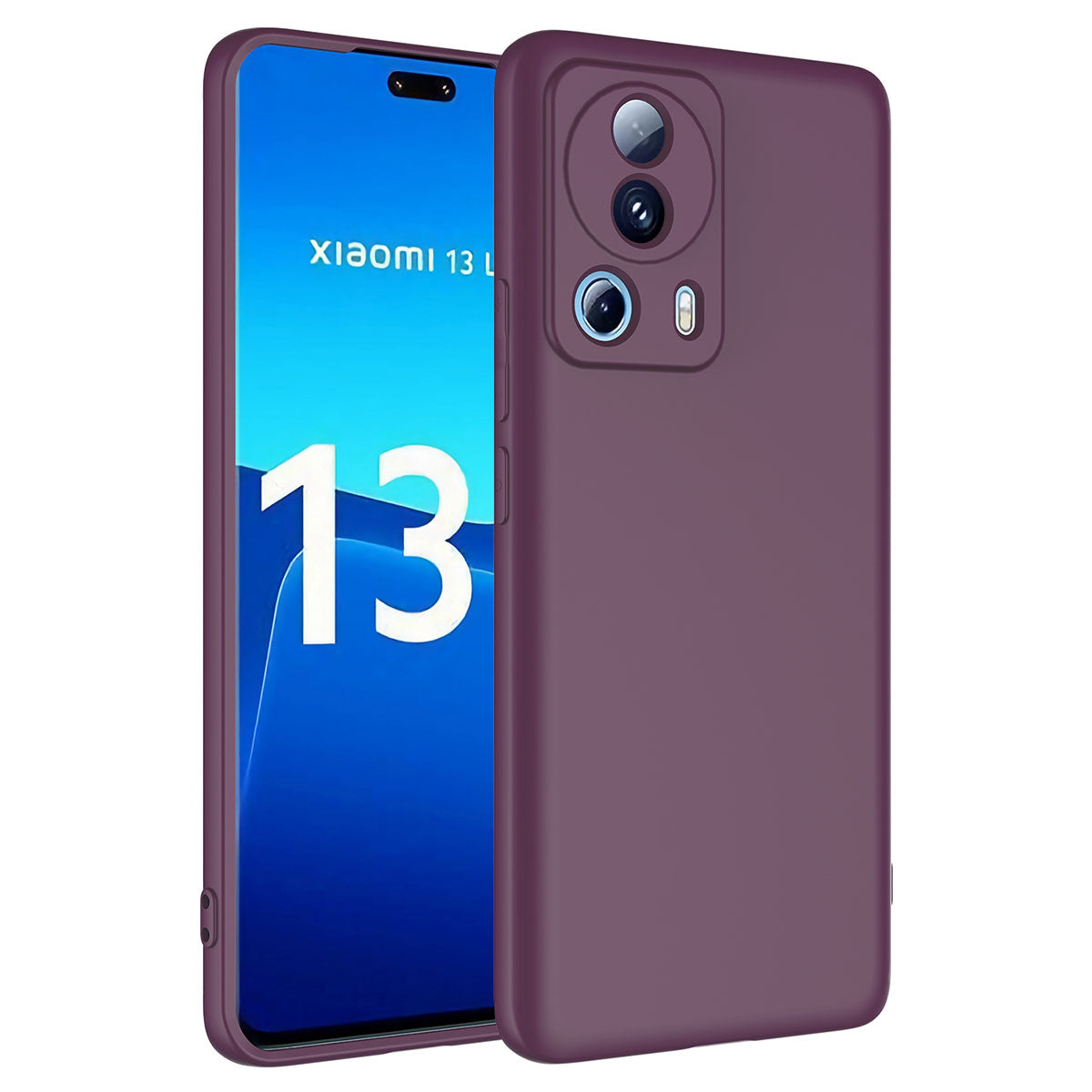 Xiaomi Mi 13 Lite Kılıf Zore Mara Lansman Kapak Lila