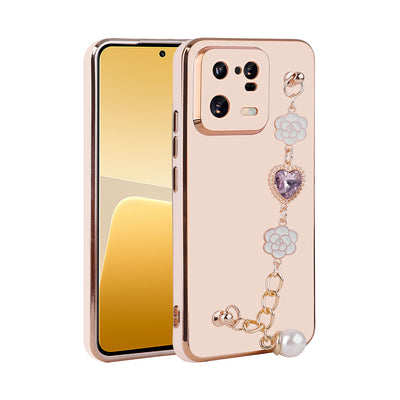 Xiaomi Mi 13 Pro Kılıf El Tutamaçlı Kamera Korumalı Zore Taka Silikon Kapak Mor