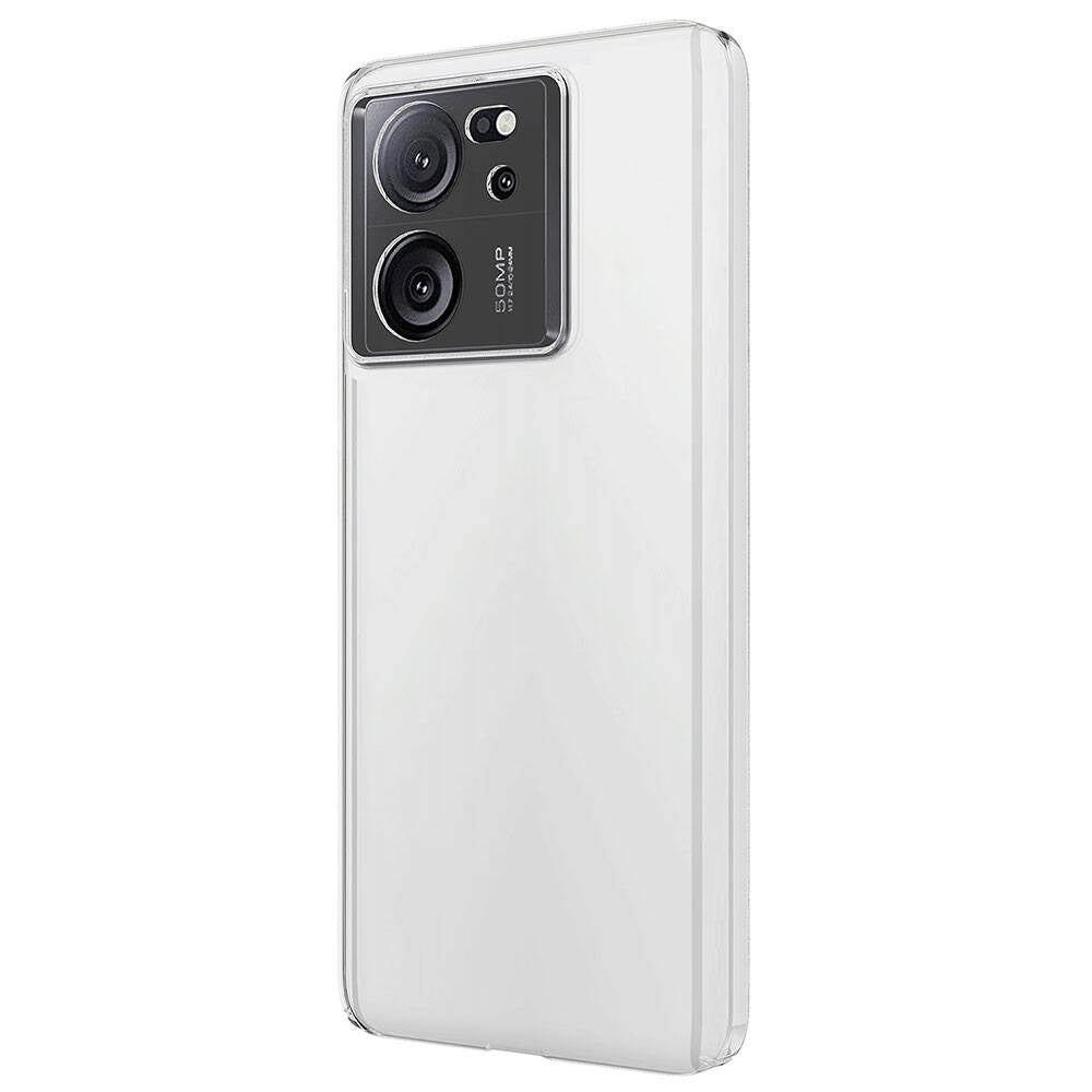 Xiaomi Mi 13T Pro Kılıf Nano Oleofobik Özellikli Sert Arka Yüzey Zore Droga Kapak Renksiz