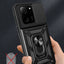 Xiaomi Mi 13T Pro Kılıf Magnetik Standlı Kamera Korumalı Zore Sürgülü Vega Kapak Siyah