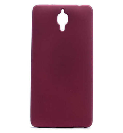 Xiaomi Mi 4 Kılıf Zore Premier Silikon Kapak Mürdüm