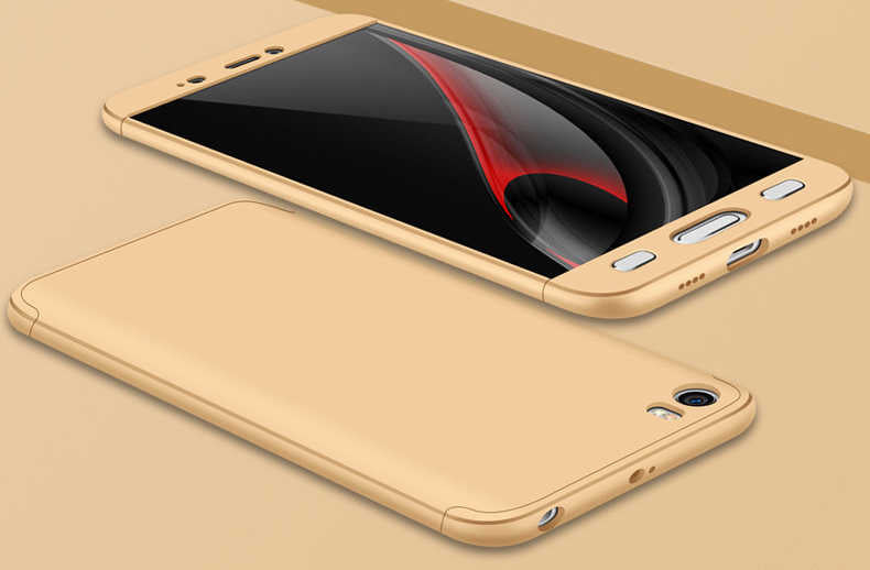 Xiaomi Mi 5 Kılıf Zore Ays Kapak Gold