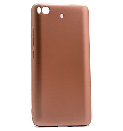 Xiaomi Mi 5s Kılıf Zore Premier Silikon Kapak Gold