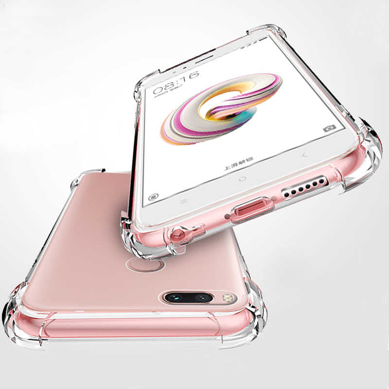 Xiaomi Mi 5X Kılıf Zore Nitro Anti Shock Silikon Renksiz