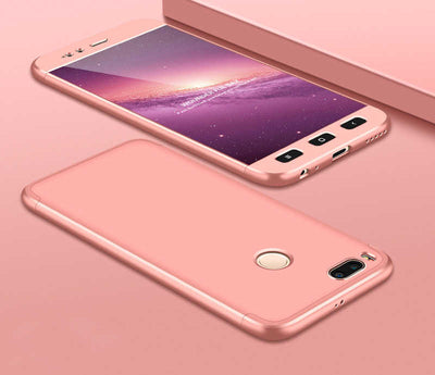 Xiaomi Mi 5x Kılıf Zore Ays Kapak Rose Gold