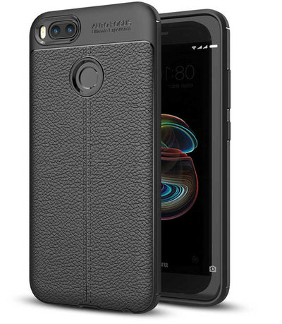 Xiaomi Mi 5x Kılıf Zore Niss Silikon Kapak Siyah