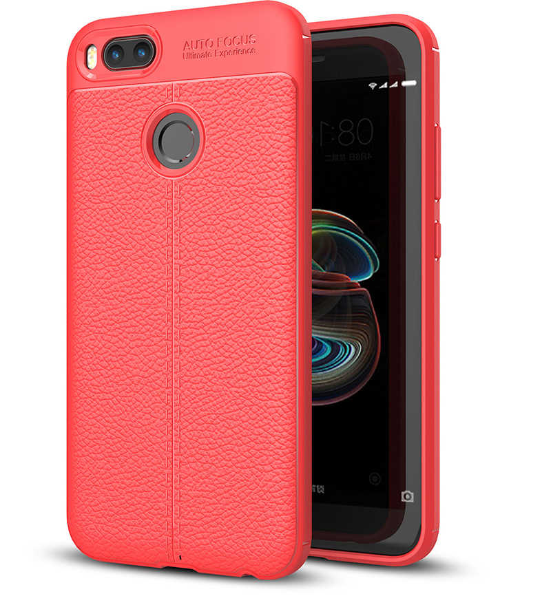 Xiaomi Mi 5x Kılıf Zore Niss Silikon Kapak Kırmızı
