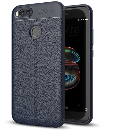 Xiaomi Mi 5x Kılıf Zore Niss Silikon Kapak Lacivert