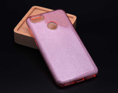 Xiaomi Mi 5x Kılıf Zore Shining Silikon Rose Gold