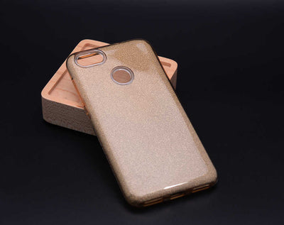 Xiaomi Mi 5x Kılıf Zore Shining Silikon Gold