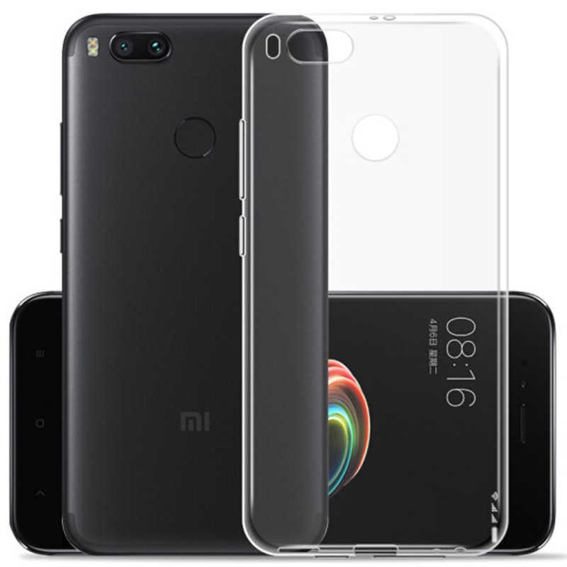 Xiaomi Mi 5X Kılıf Zore Süper Silikon Kapak Renksiz