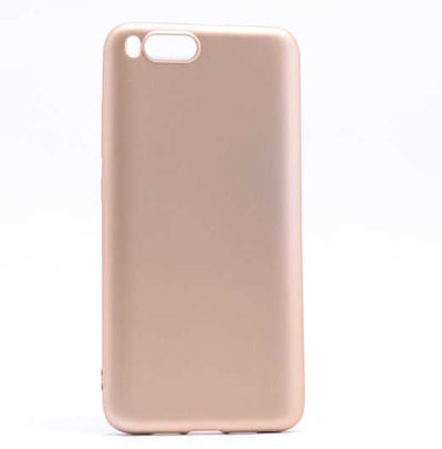 Xiaomi Mi 6 Kılıf Zore Premier Silikon Kapak Gold