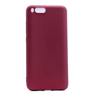 Xiaomi Mi 6 Kılıf Zore Premier Silikon Kapak Bordo