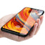 Xiaomi Mi 8 Zore Kenarları Kırılmaya Dayanıklı Cam Ekran Koruyucu Beyaz