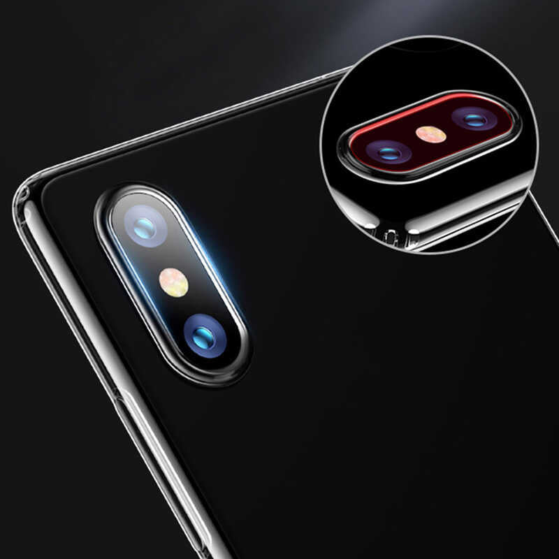 Xiaomi Mi 8 Kılıf Zore Süper Silikon Kapak Renksiz