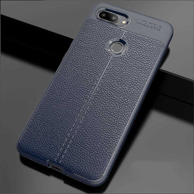 Xiaomi Mi 8 Lite Kılıf Zore Niss Silikon Kapak Lacivert