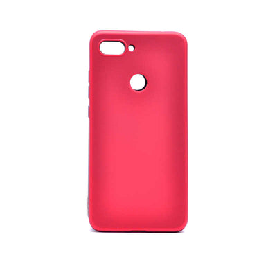Xiaomi Mi 8 Lite Kılıf Zore Premier Silikon Kapak Kırmızı
