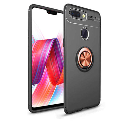 Xiaomi Mi 8 Lite Kılıf Zore Ravel Silikon Kapak Siyah-Mavi