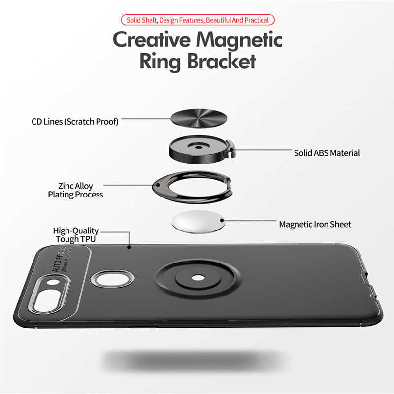 Xiaomi Mi 8 Lite Kılıf Zore Ravel Silikon Kapak Mavi