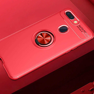 Xiaomi Mi 8 Lite Kılıf Zore Ravel Silikon Kapak Kırmızı