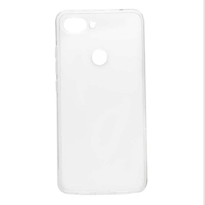 Xiaomi Mi 8 Lite Kılıf Zore Süper Silikon Kapak Renksiz