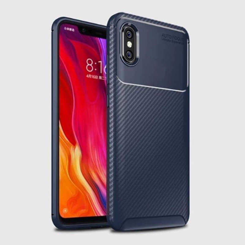 Xiaomi Mi 8 Pro Kılıf Zore Negro Silikon Kapak Siyah