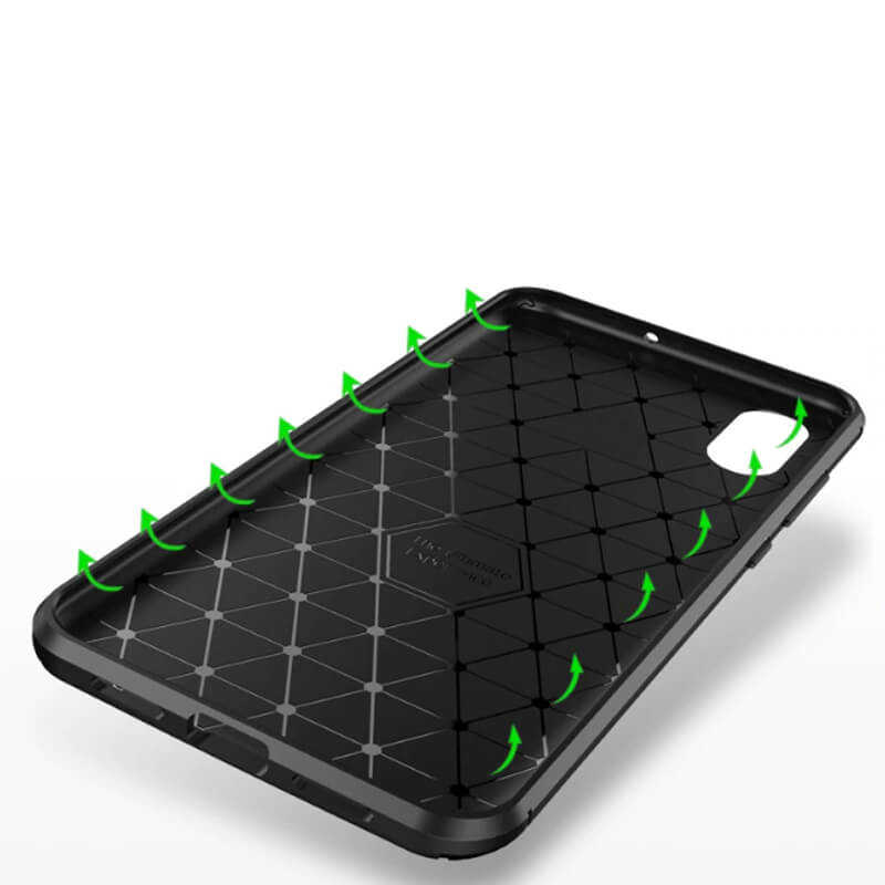 Xiaomi Mi 8 Pro Kılıf Zore Negro Silikon Kapak Siyah