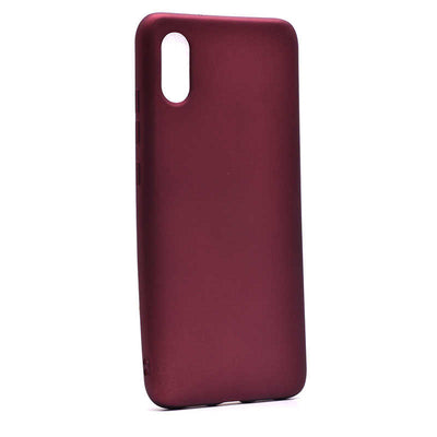 Xiaomi Mi 8 Pro Kılıf Zore Premier Silikon Kapak Mürdüm