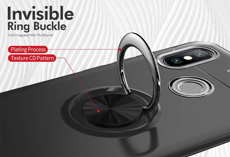 Xiaomi Mi 8 SE Kılıf Zore Ravel Silikon Kapak Siyah-Rose Gold