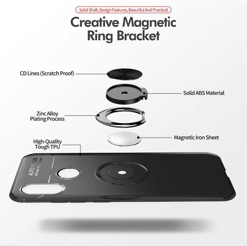 Xiaomi Mi 8 SE Kılıf Zore Ravel Silikon Kapak Siyah-Rose Gold