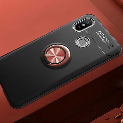 Xiaomi Mi 8 SE Kılıf Zore Ravel Silikon Kapak Siyah-Rose Gold