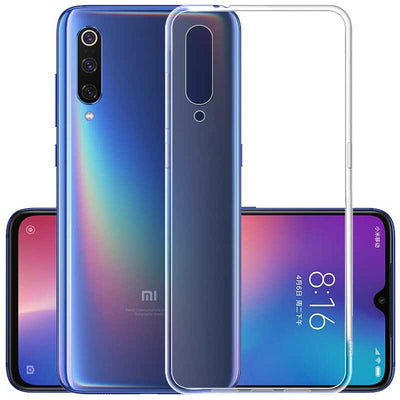 Xiaomi Mi 9 Kılıf Zore Süper Silikon Kapak Renksiz