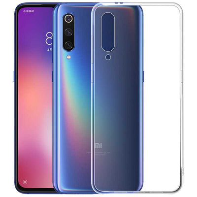 Xiaomi Mi 9 Kılıf Zore Süper Silikon Kapak Renksiz