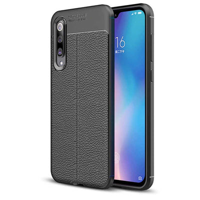 Xiaomi Mi 9 Kılıf Zore Niss Silikon Kapak Lacivert