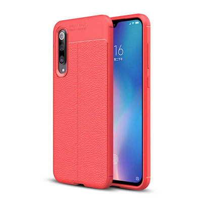 Xiaomi Mi 9 Kılıf Zore Niss Silikon Kapak Kırmızı