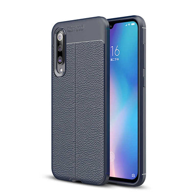 Xiaomi Mi 9 Kılıf Zore Niss Silikon Kapak Lacivert