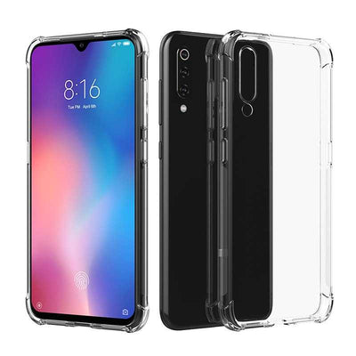 Xiaomi Mi 9 Kılıf Zore Nitro Anti Shock Silikon Renksiz