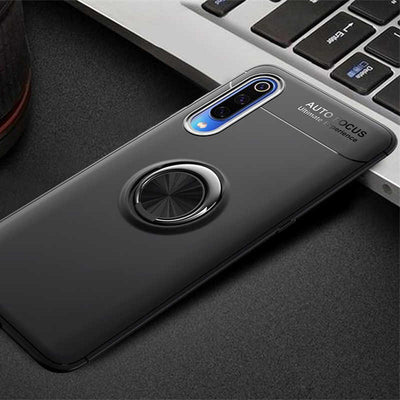 Xiaomi Mi 9 Kılıf Zore Ravel Silikon Kapak Siyah