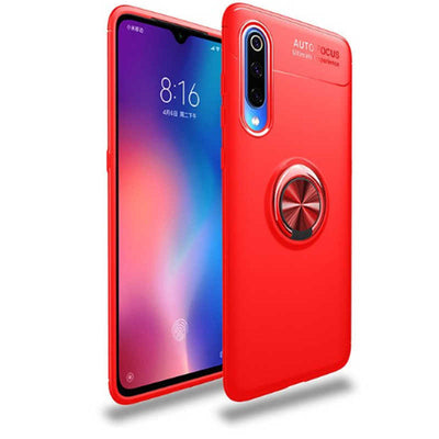 Xiaomi Mi 9 Kılıf Zore Ravel Silikon Kapak Kırmızı