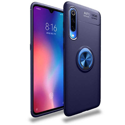 Xiaomi Mi 9 Kılıf Zore Ravel Silikon Kapak Mavi