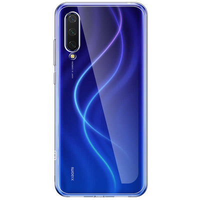 Xiaomi Mi 9 Lite Kılıf Zore Süper Silikon Kapak Renksiz