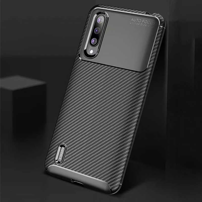 Xiaomi Mi 9 Lite Kılıf Zore Negro Silikon Kapak Siyah